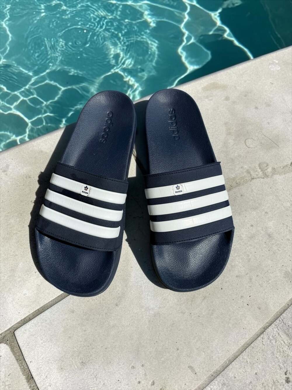 Adidas Pro Stock Toronto Marlies Player Edition Cloudfoam Slides